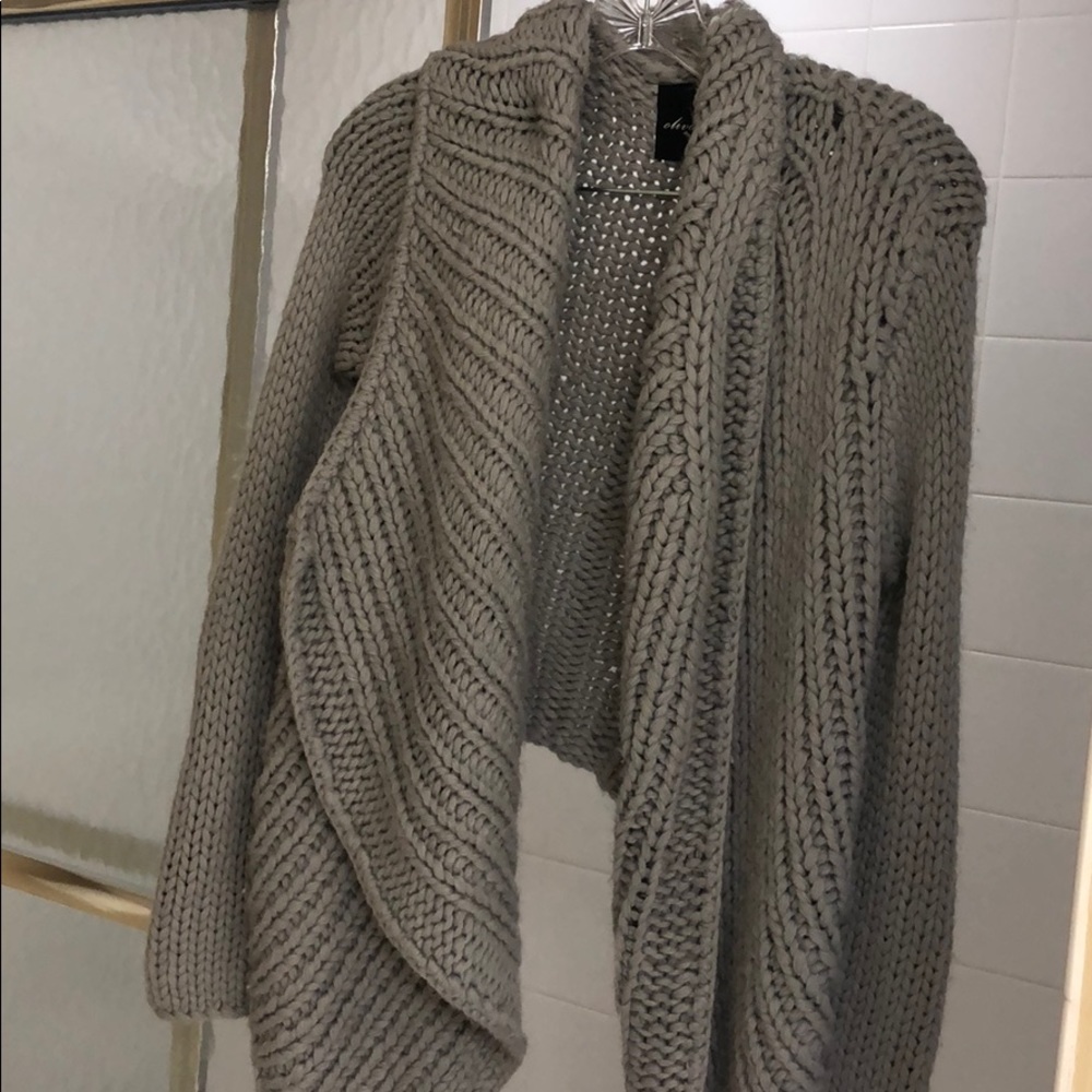 Barely worn Olivaceous knit cardigan